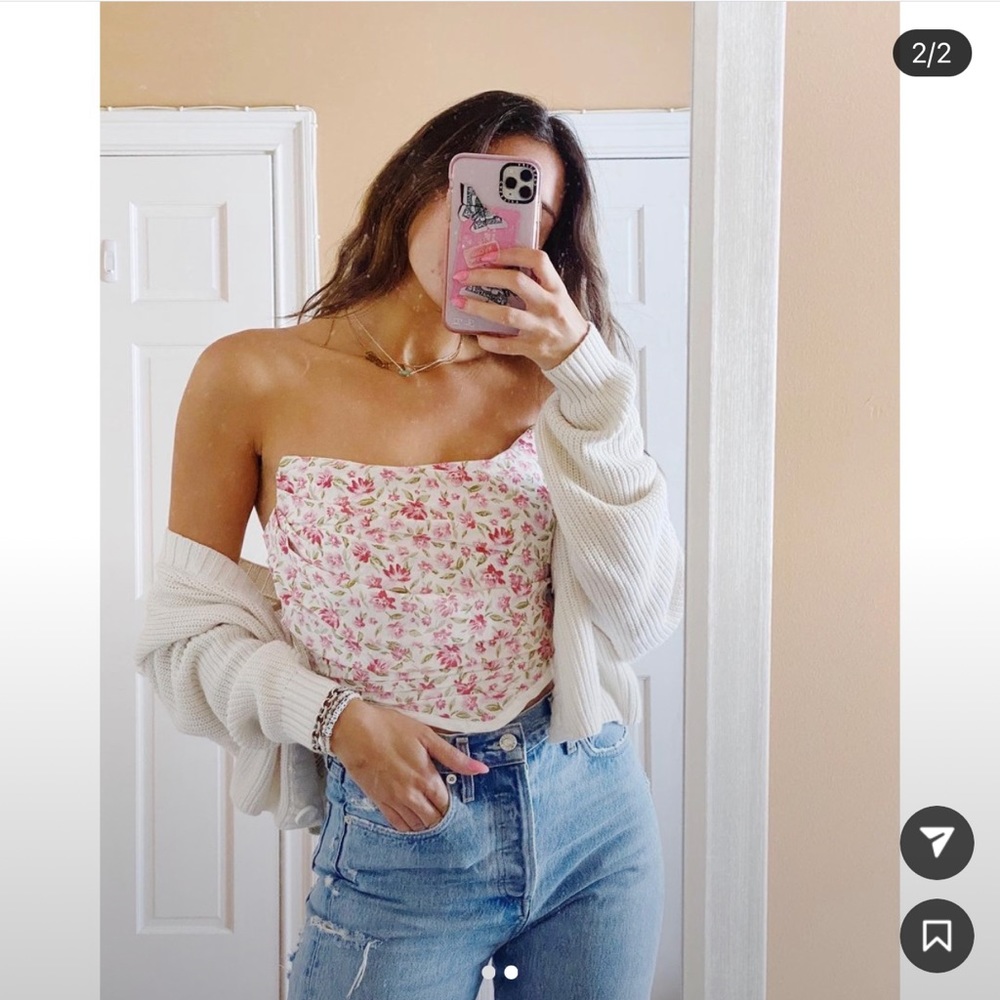 Floral Corset Top